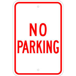 No Parking Sign