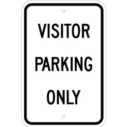 Visitor Parking Only Sign