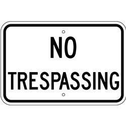 No Trespassing Sign