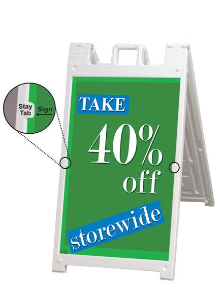 White Plasticade Signicade Deluxe