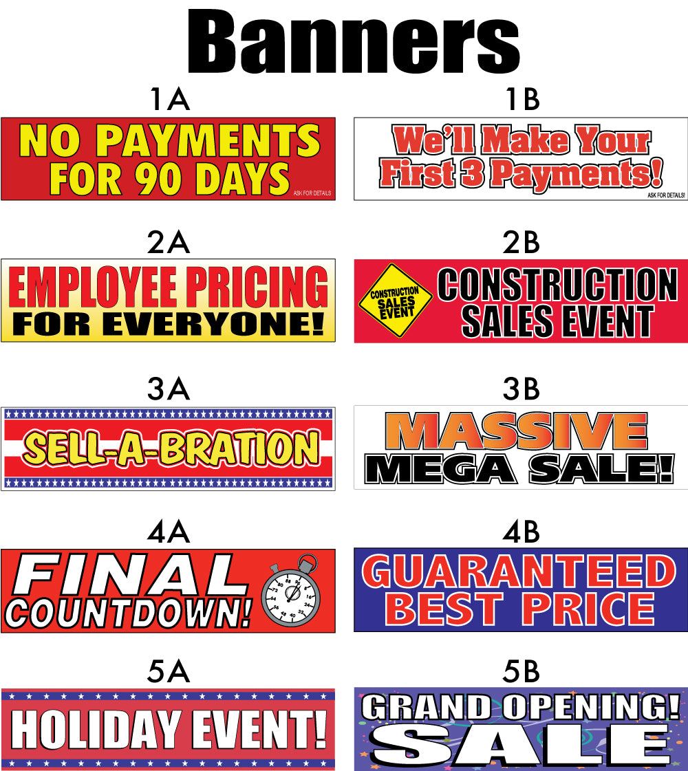 no payments, construction sale, holiday event