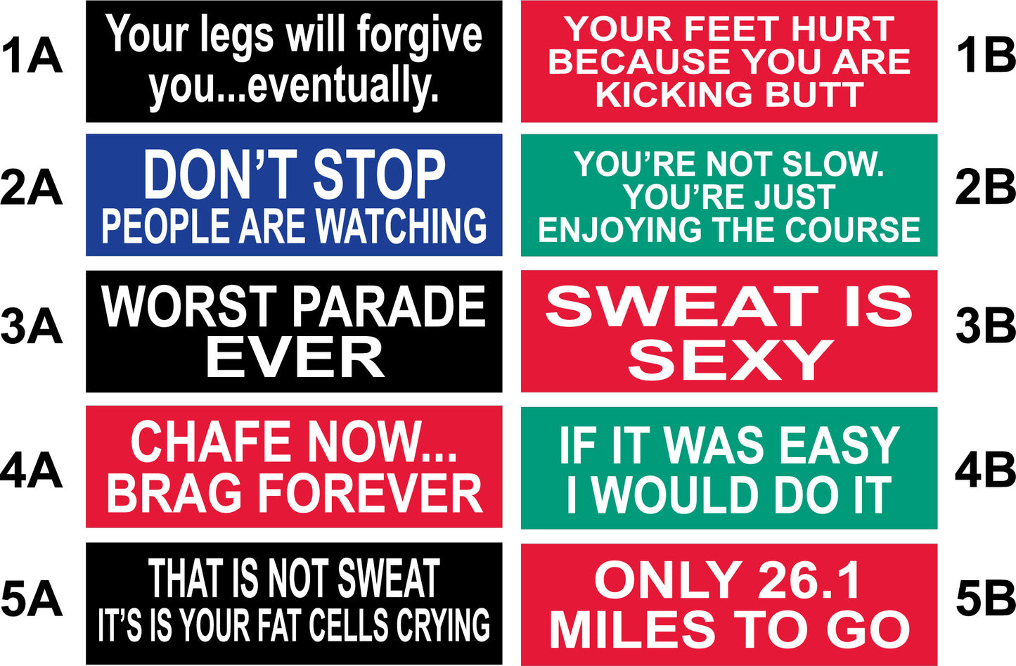 race support banners