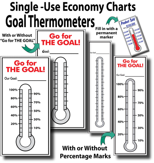 Vinyl Goal Charts - single use
