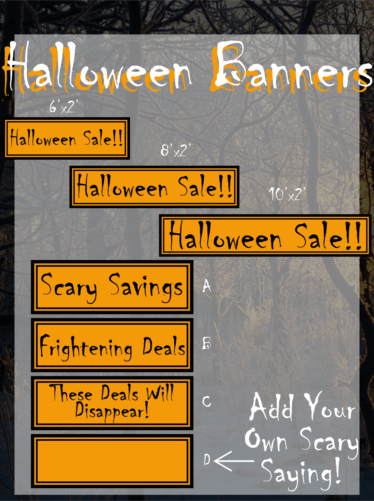 Halloween Banners