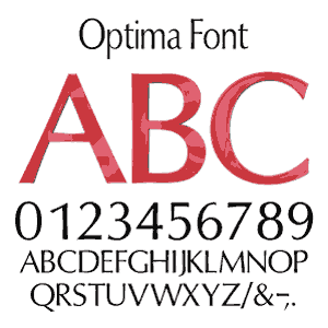 Optima Font