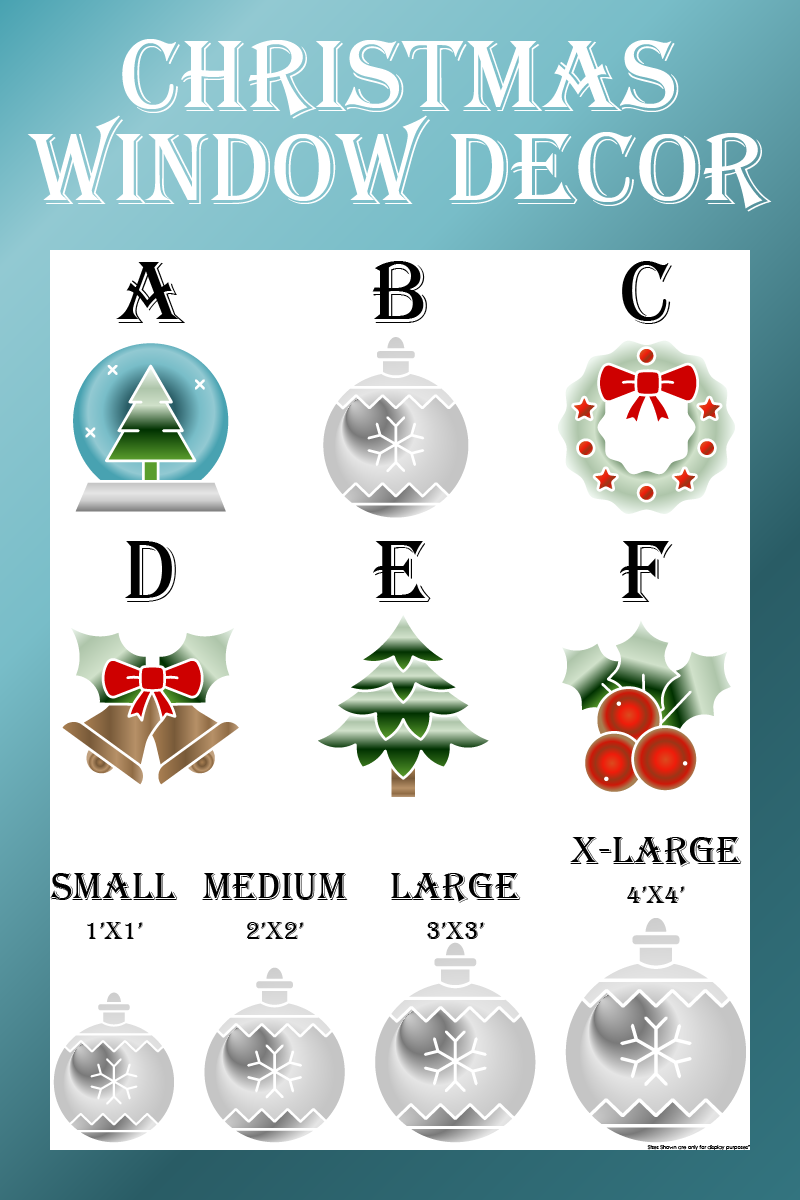 Seasonal Window Glass Decal