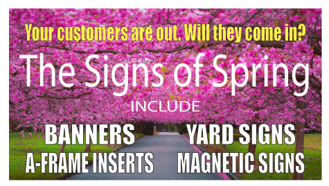 Spring is here and your customers are out