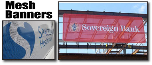 Mesh banners vs standard vinyl banners