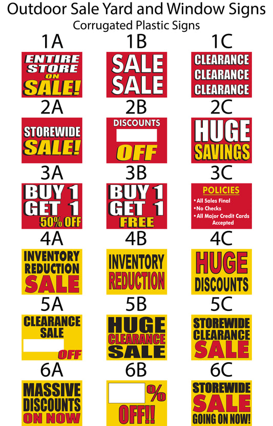 Sale Signs For Business