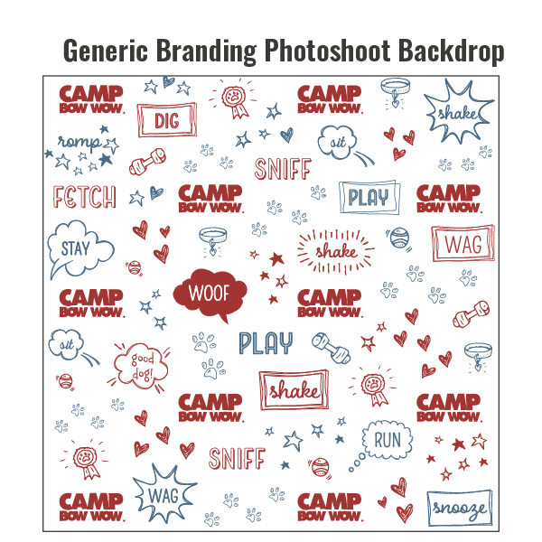 Generic Branding Photoshoot Backdrop
