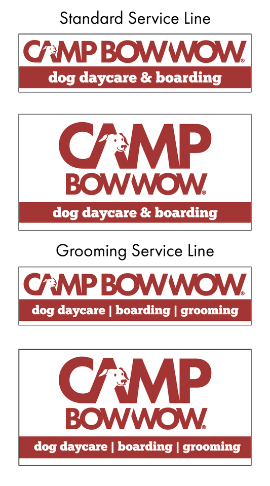 Camp Bow Wow Branded Vehicle Magnets