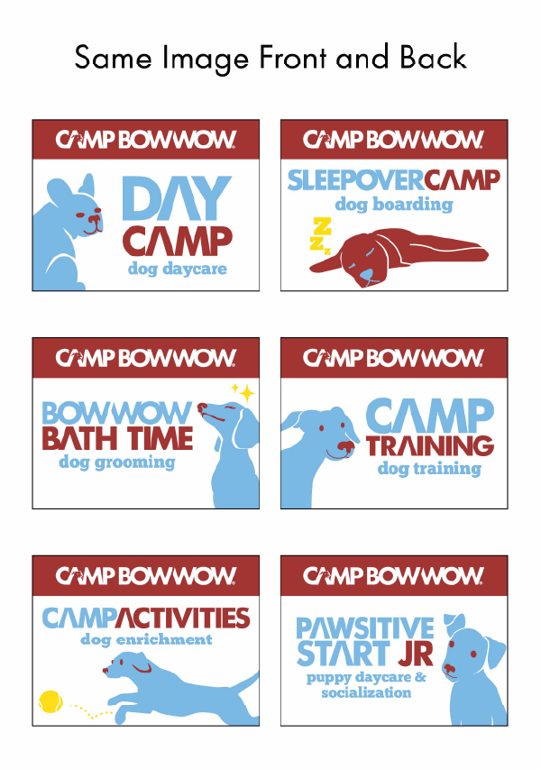 Logo Puppy Day Camp Dog Training Camp Bow Wow Puppy Social Dog