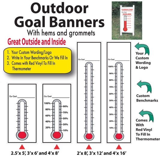 Outdoor Goal Thermometers