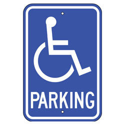 Handicap Symbol, Parking Sign
