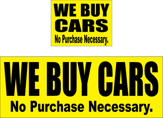 We Buy Cars