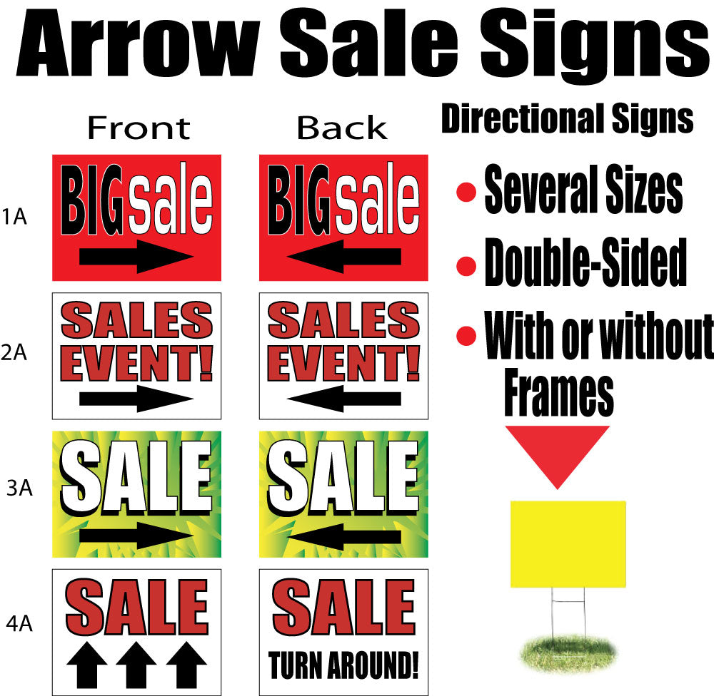 Arrow Signs for Sales
