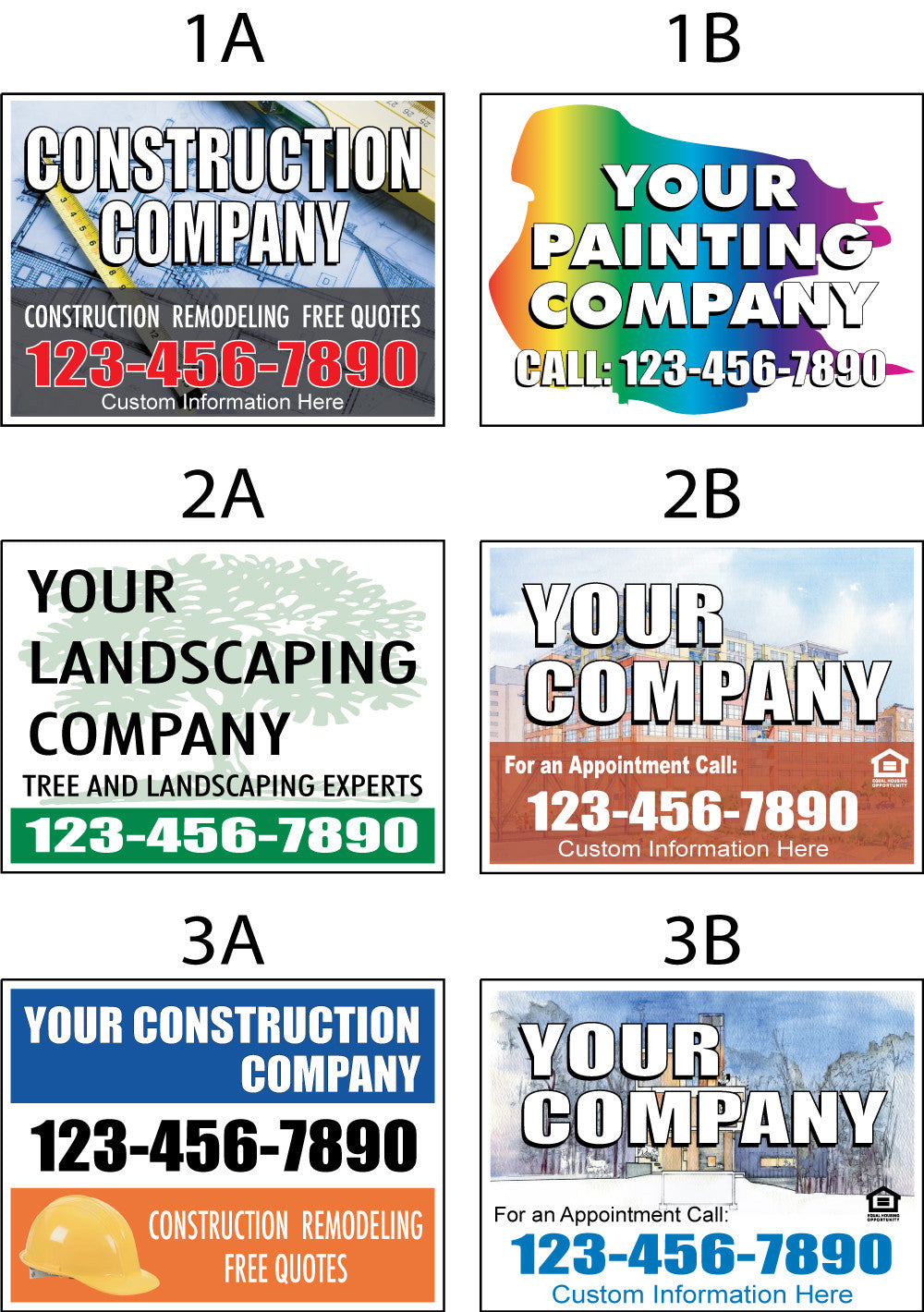 Contractor Signs - Custom – Same Day Sign