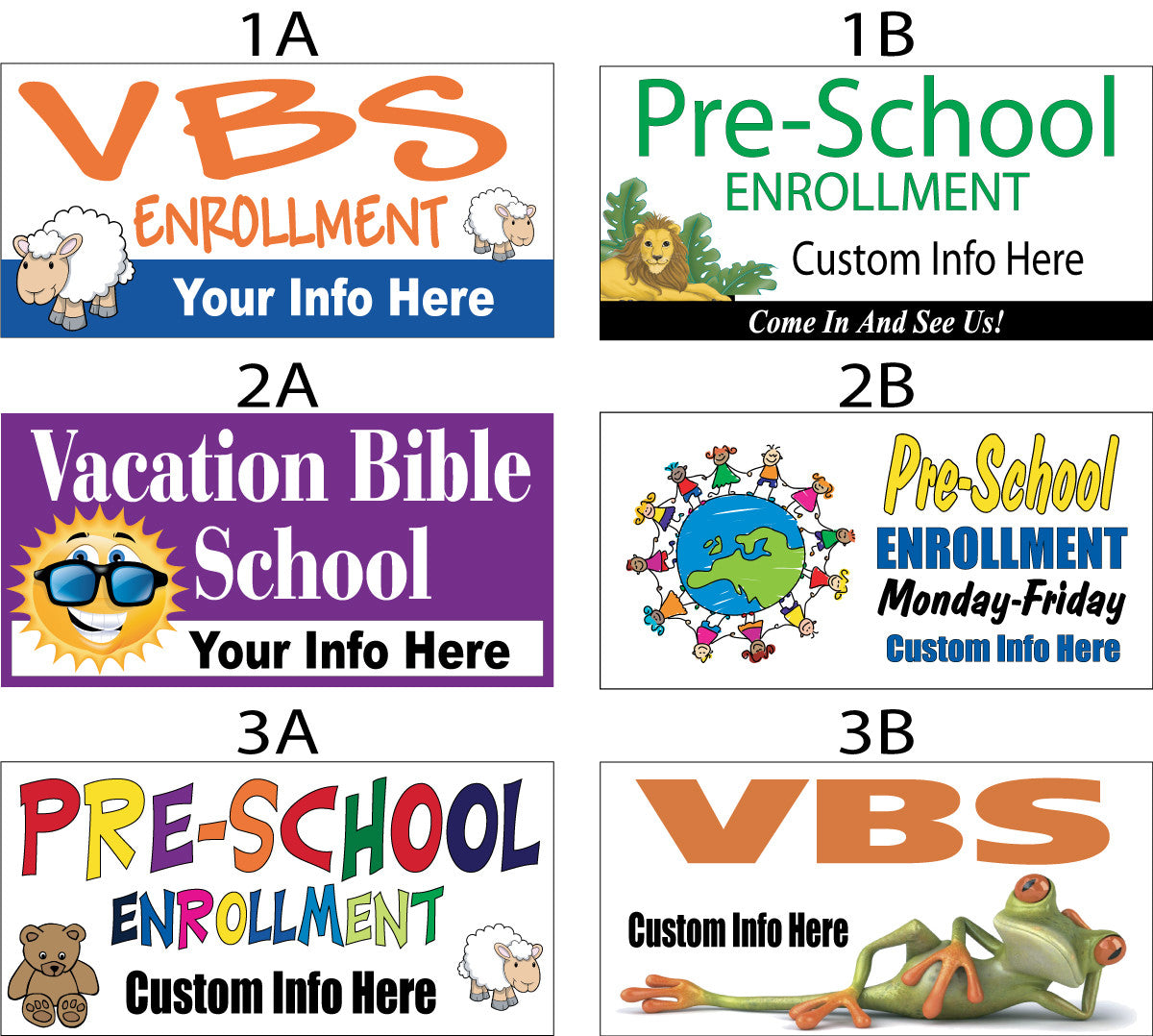 Church Vacation Bible School Banners