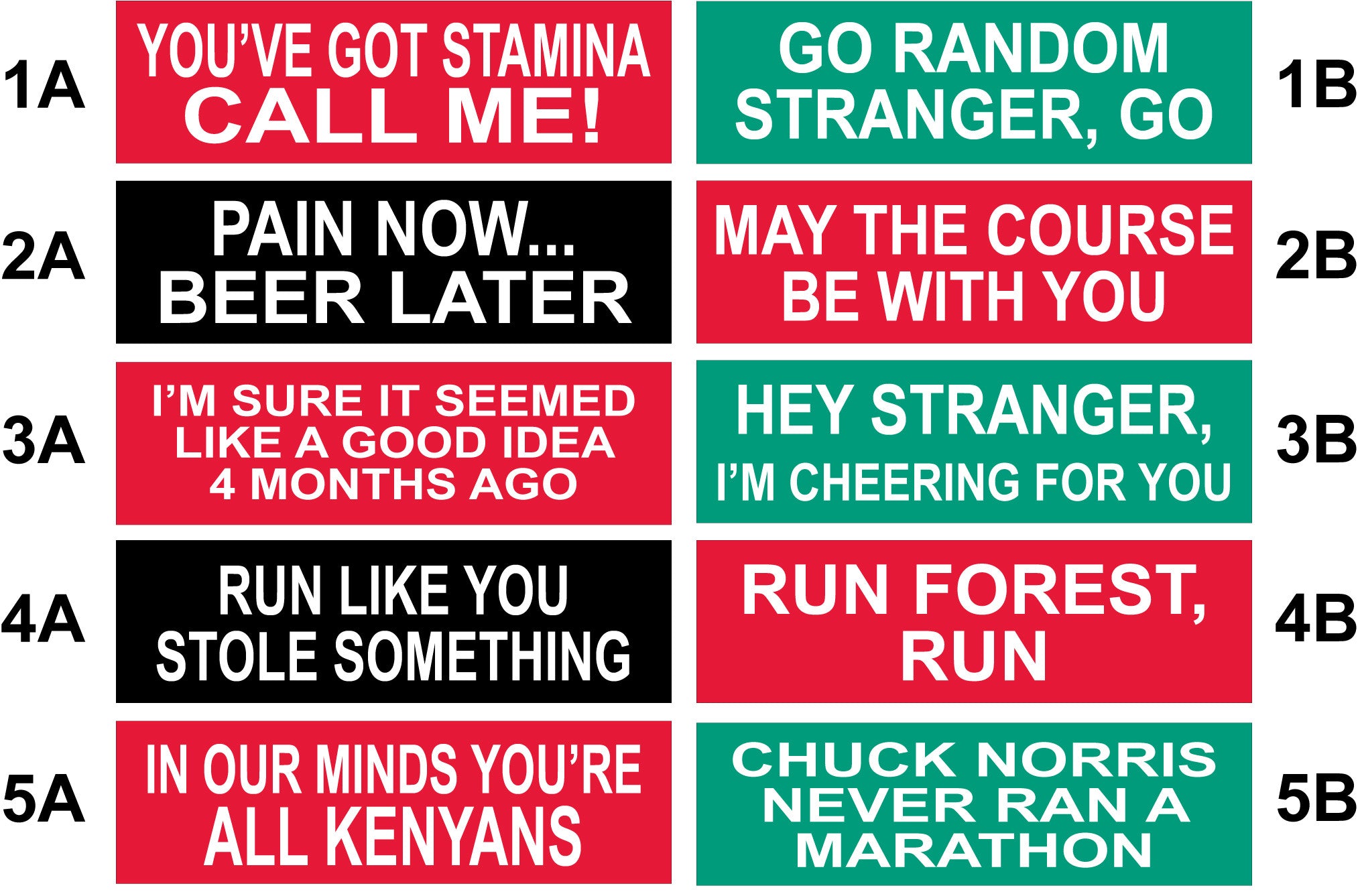 Race Signs, Arrows, Event Signs – Same Day Sign