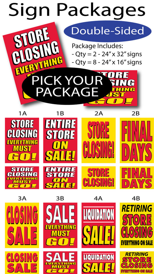 Closing & Liquidation Sale Signs | Same Day Sign