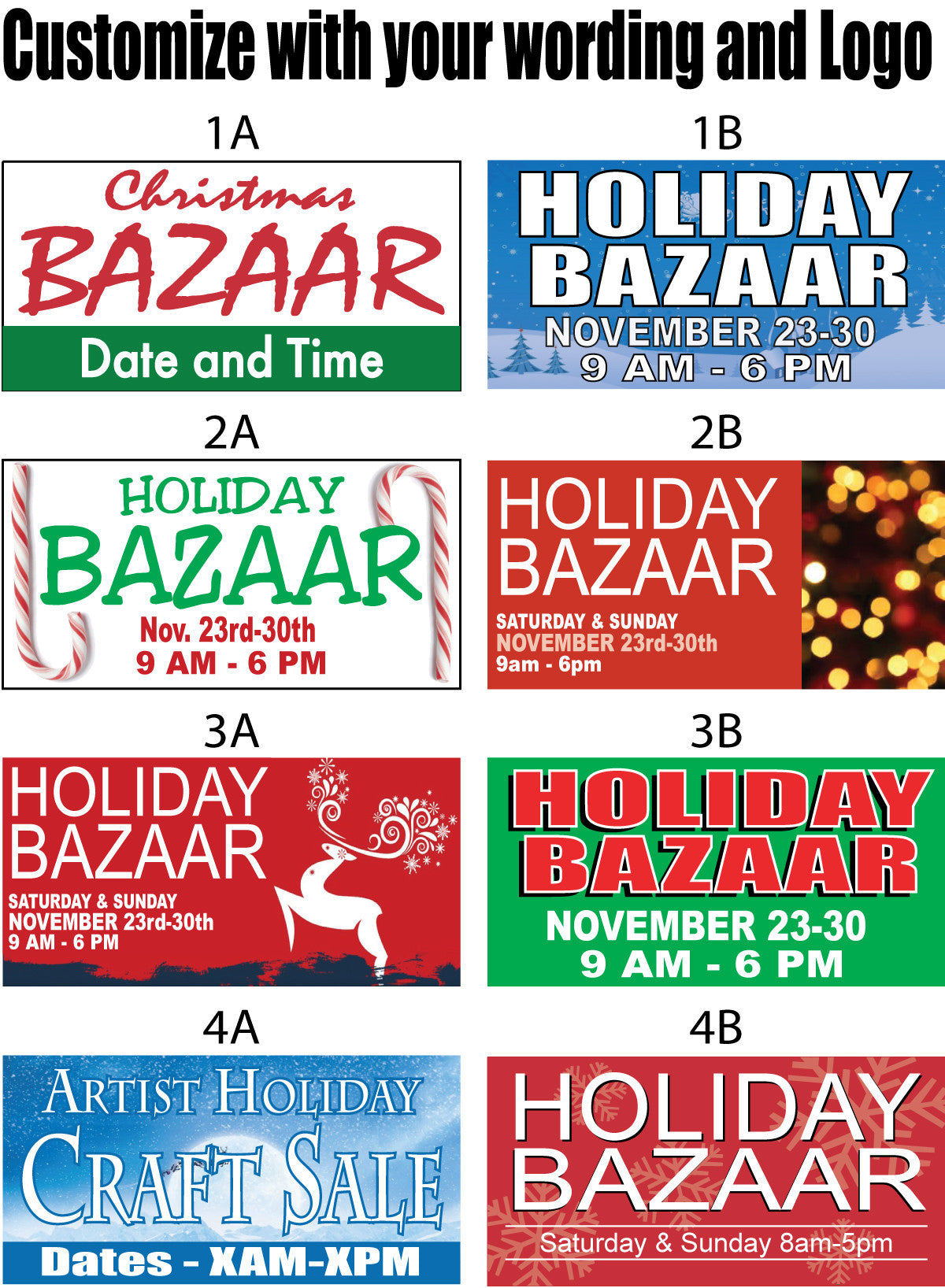 Church Bazaar Banners – Same Day Sign