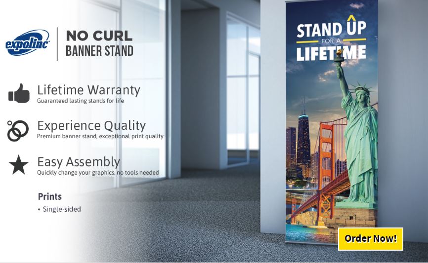 Banner Stand with Graphic