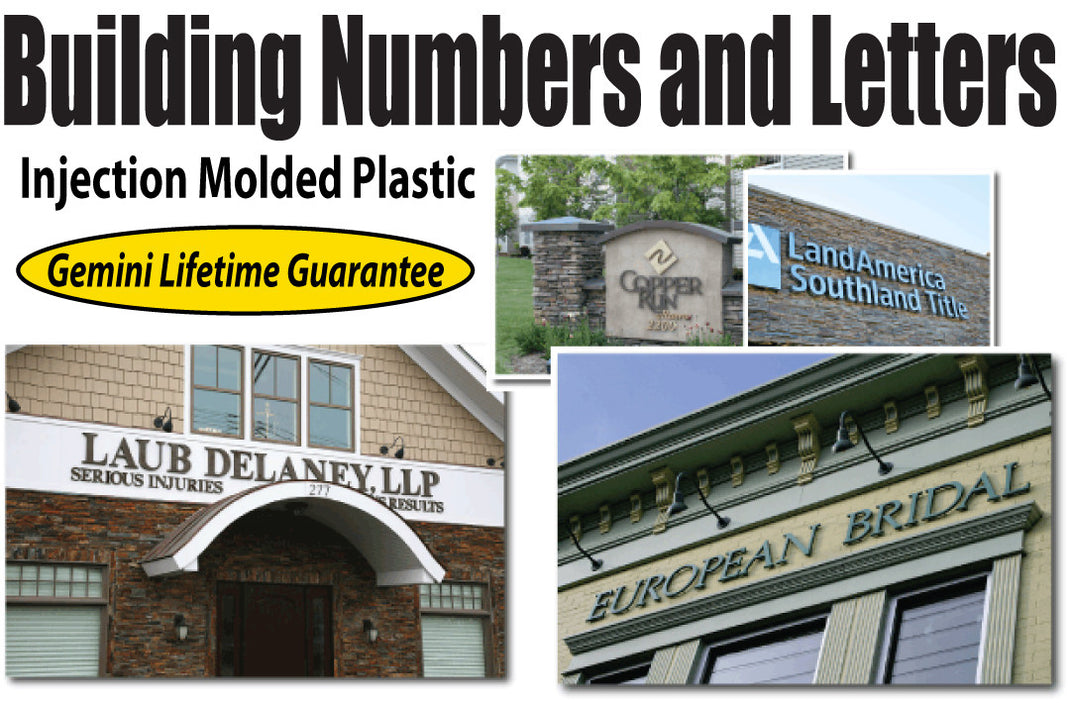 Molded Commercial Building Letters & Numbers | Same Day Sign