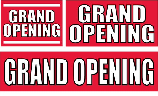 Grand Opening Banners and Signs