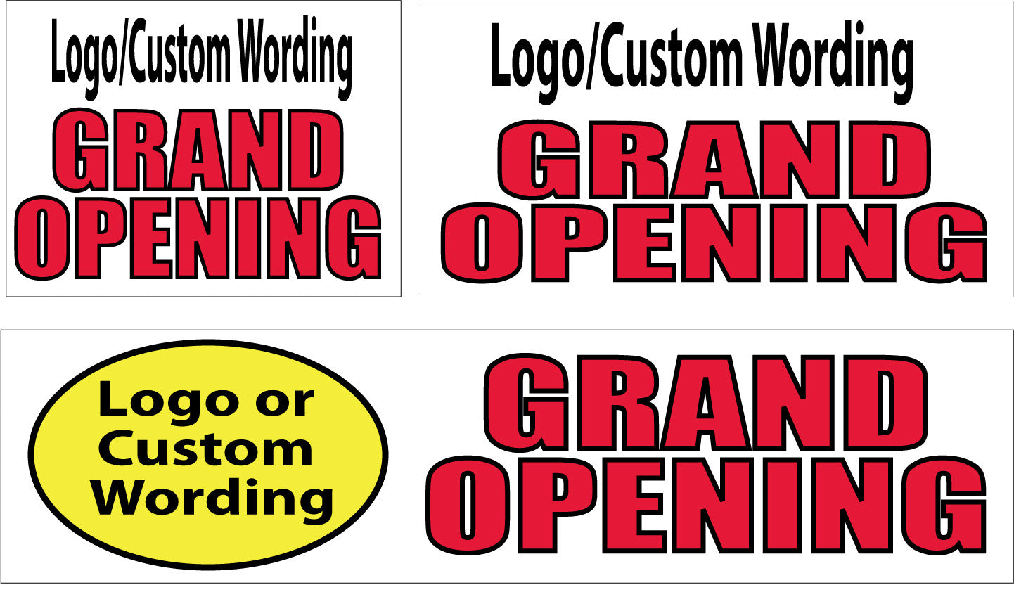 Grand Opening - Custom – Same Day Sign